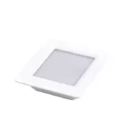 Spot LED încastrat Hoff, 95x95 mm, 5W, alb, lumină neutră