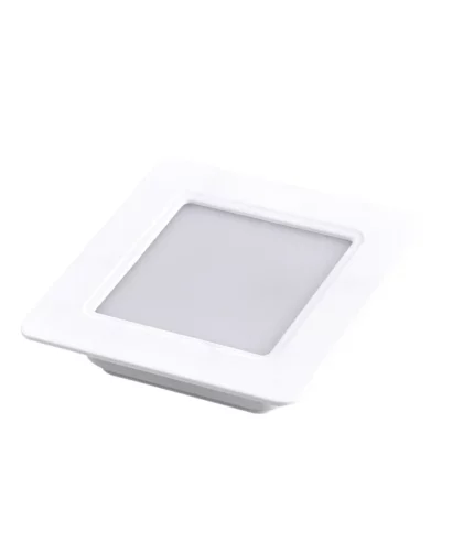 Spot LED încastrat Hoff, 95x95 mm, 5W, alb, lumină neutră
