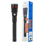 Lanternă LED Adventure PNI-ADVF450, neagră, 20W, cu acumulator, 1500lm