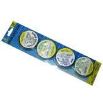 Bandă izolatoare Lohuis neagra / galben cu verde / albastra / verde, 4 buc, 10 m