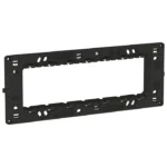 Suport Schneider Electric Easy Styl LMR7067003, negru, pentru priză / intrerupător, 7 module