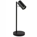 Veioză LED Hoff Black, neagră, 8W, 3 trepte de lumină, lumină neutră, funcție touch