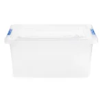 Cutie depozitare universală Select, transparentă, dreptunghiulară, plastic, 16L