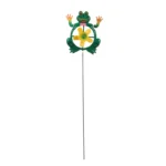 Figurină broască T2 Versay, decorațiune grădină, din PVC, H 16 cm