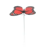 Figurină fluture T1, decorațiune grădină, din PVC, H 25 cm