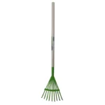 Greblă pentru sol, Grunman R101GL, 14 dinți, cu coadă din fibră, oțel, 120 cm