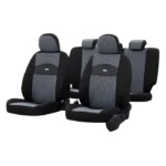 Huse auto pentru scaun, Otom Smart, gri, universale, set 11 piese