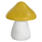 Lampă solară LED RGB Hoff, ciupercuță, galbenă, plastic+ polirașină, exterior, H 15 cm