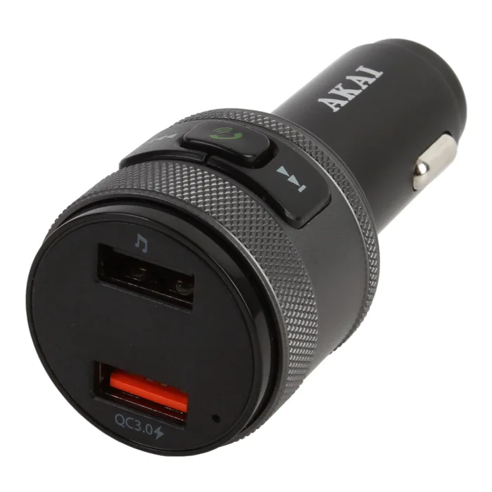 Modulator fm auto akai bluetooth, usb , afisaj led