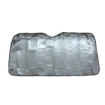 Parasolar auto, pentru parbriz, VGT, 150 x 70 cm, folie, argintiu, interior