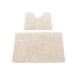 Set covorașe baie, Dream, antiderapante, bej, set 2 bucăți